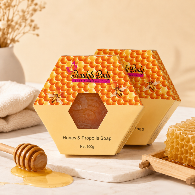 Honey & Propolis Soap – Natural Bee Propolis Soap with Oatmeal